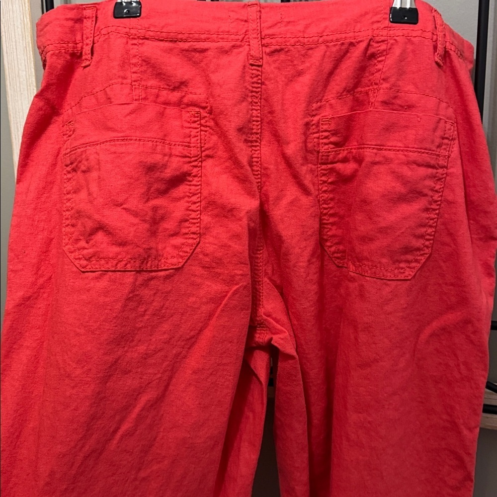 Jessica Simpson coral linen pants - Picture 9 of 9